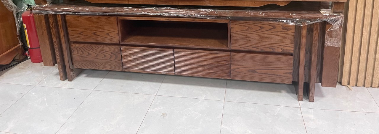 Kệ sồi màu óc chó sẵn 1m8, 2m , 2m2 , 2m4